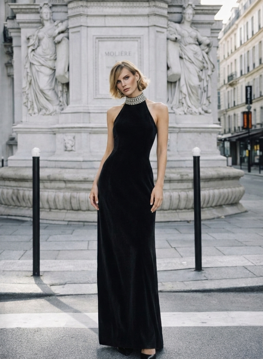 DIVINA VELVET DRESS