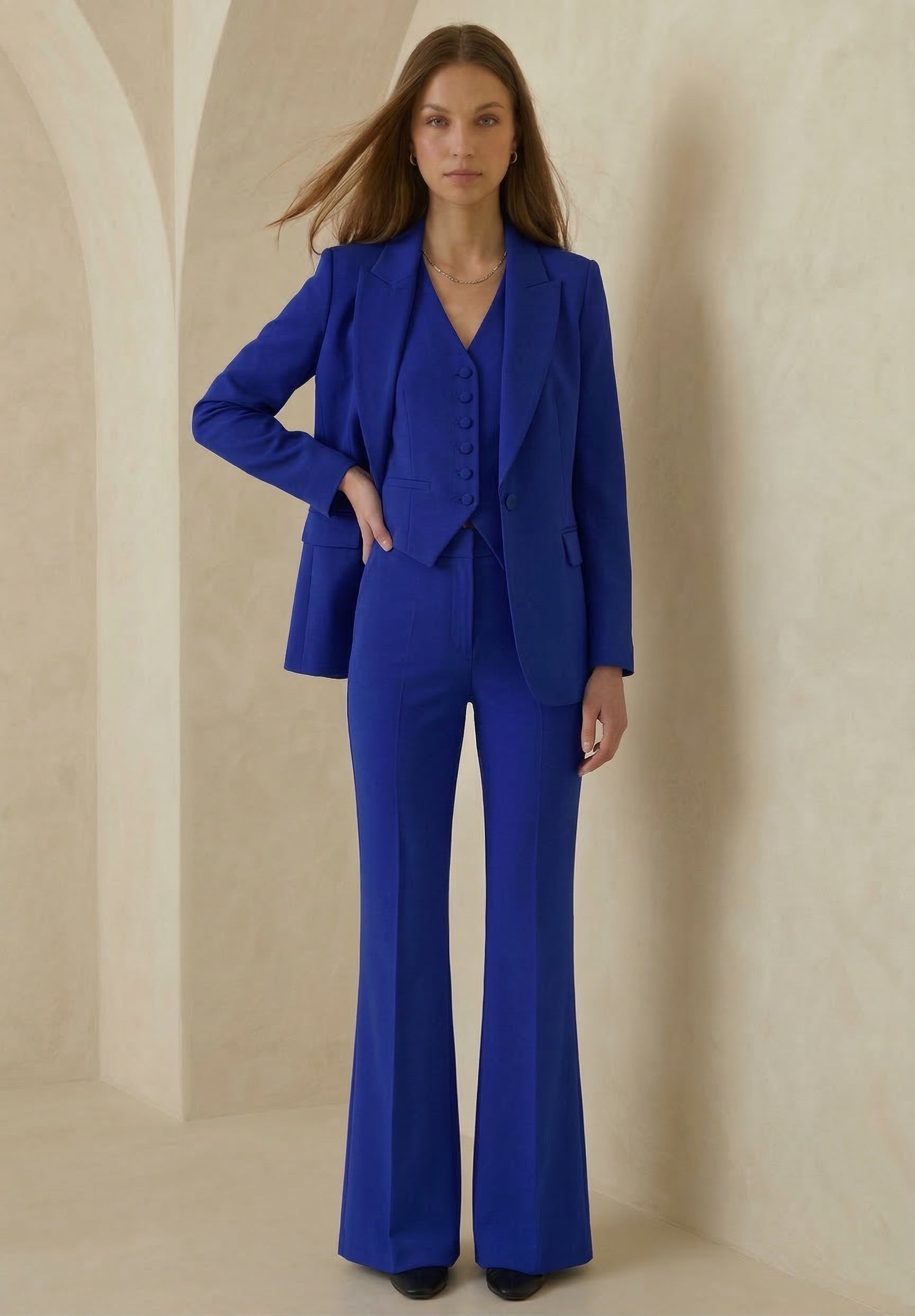 DELTA VEST & MIRA JACKET & CALVA TROUSERS SET