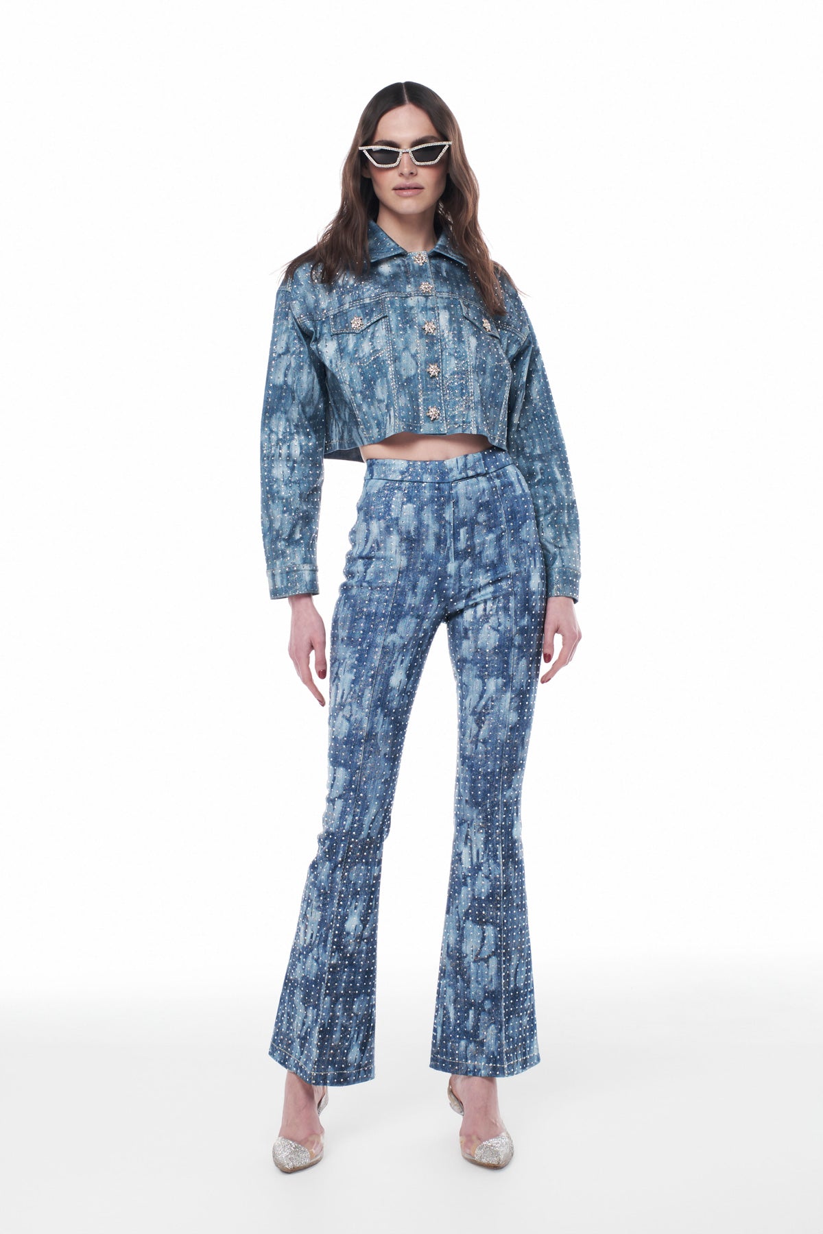 KENDALL TROUSER WITH RHINESTONE