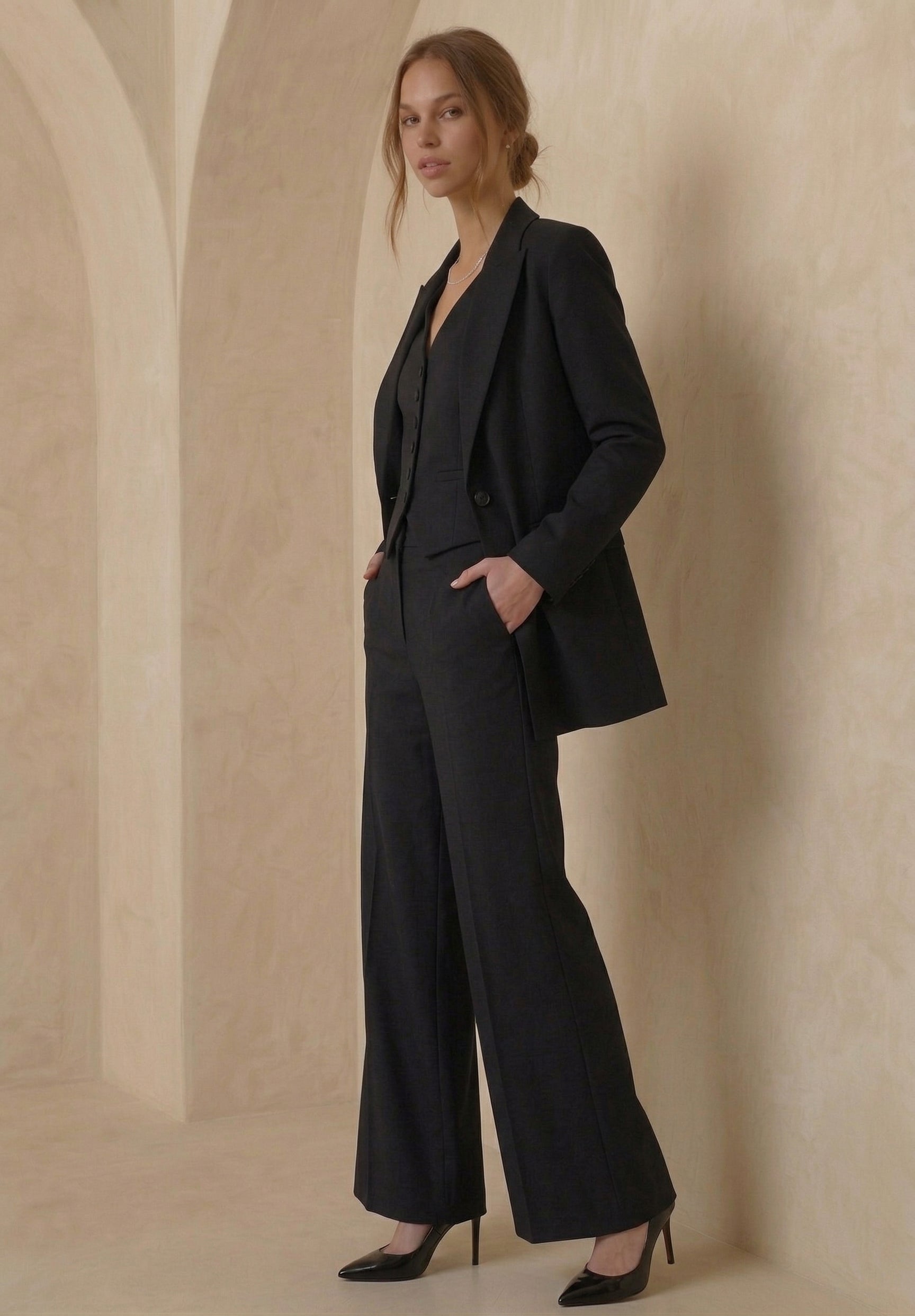 DELTA VEST & MIRA JACKET & STARLA TROUSERS SET