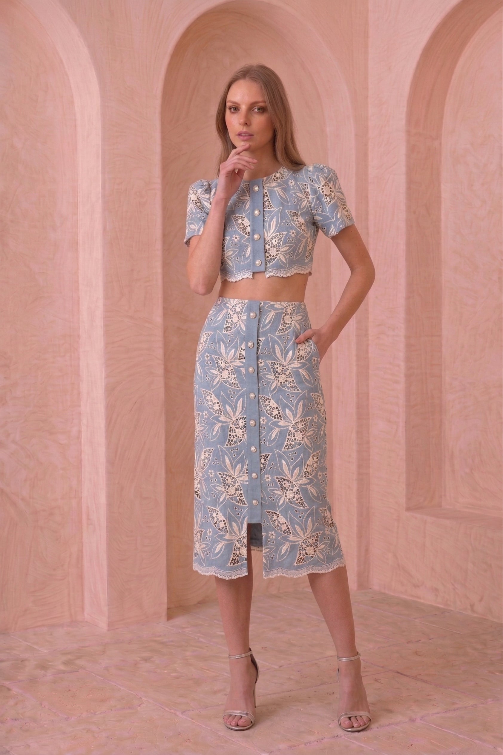 ALEXIS BLOUSE & EMILY SKIRT SET