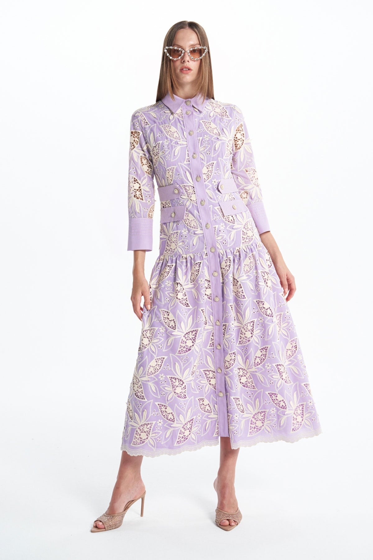 ELENOR MIDI SHIRT DRESS