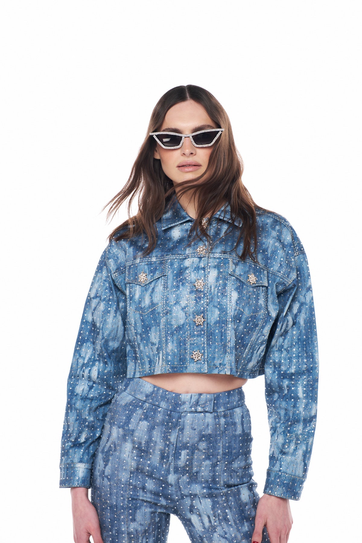 DELOYA JACKET WITH RHINESTONE