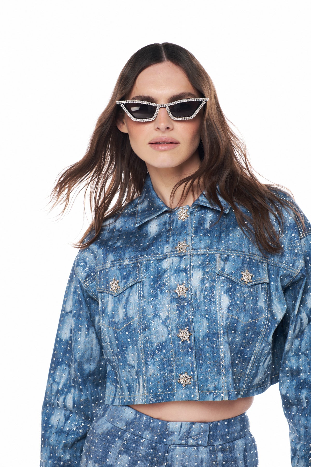 DELOYA JACKET WITH RHINESTONE