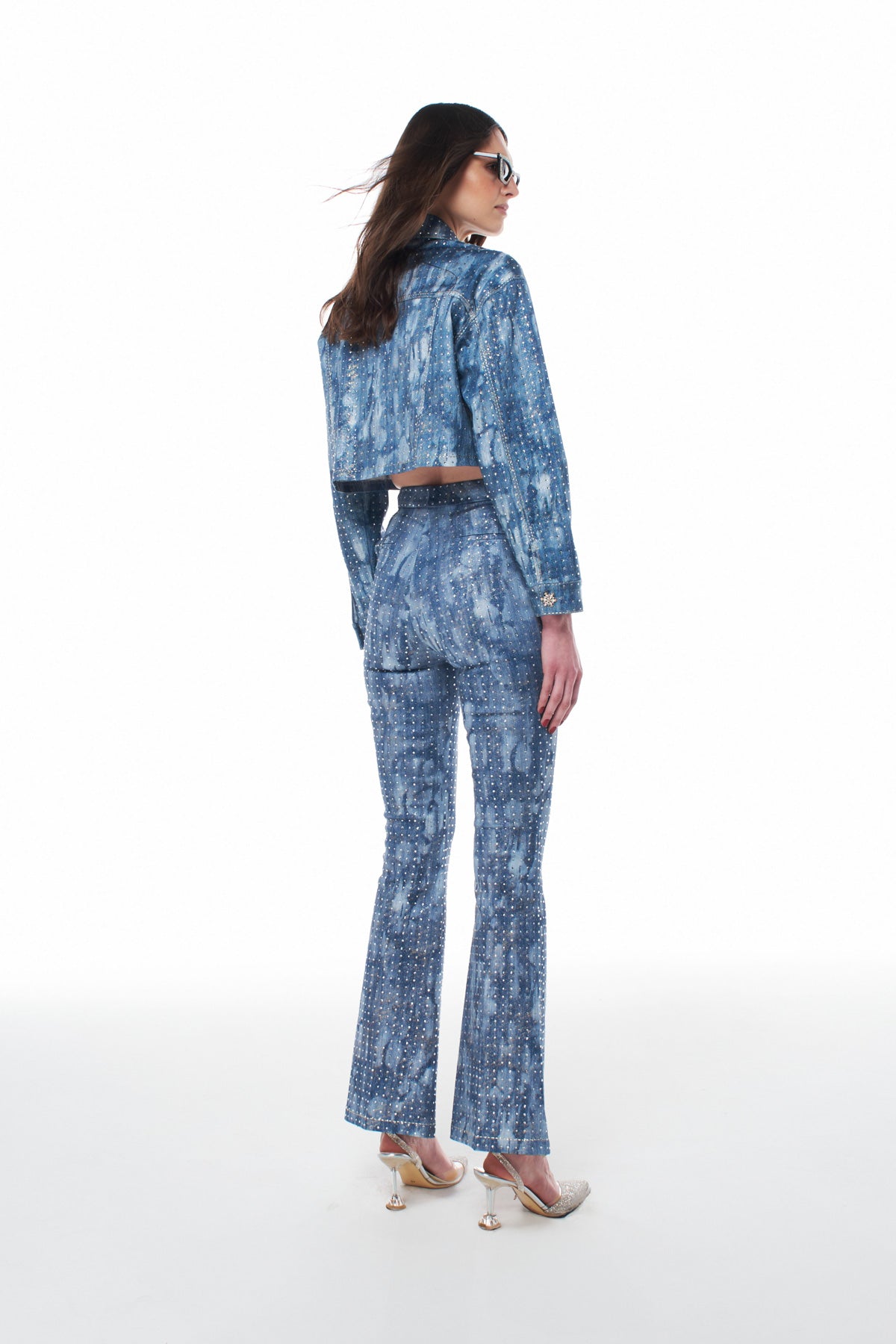 KENDALL TROUSER WITH RHINESTONE