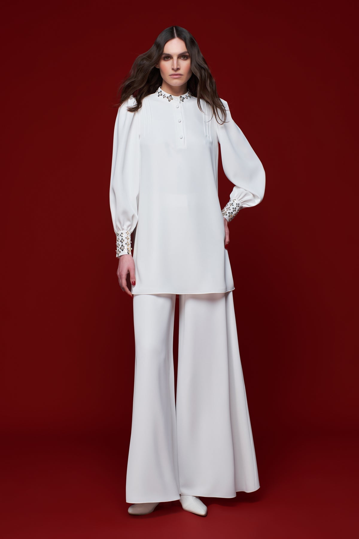 CLAIRE BLOUSE AND KALILA TROUSERS SET