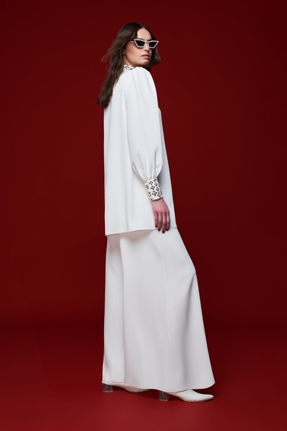 CLAIRE BLOUSE AND KALILA TROUSERS SET