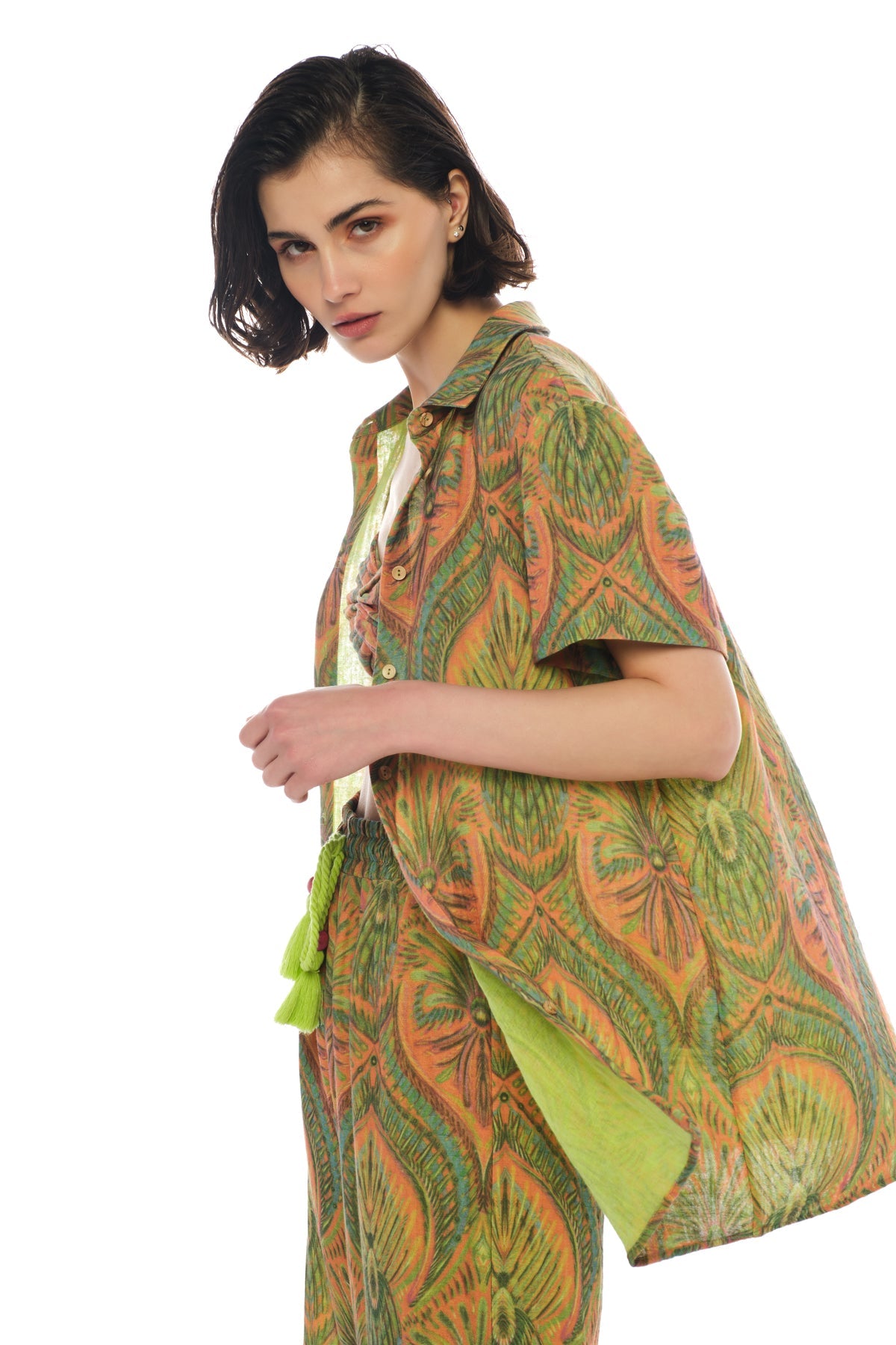 GIA SHIRT & ALYA BLOUSE & DARINA TROUSERS SET