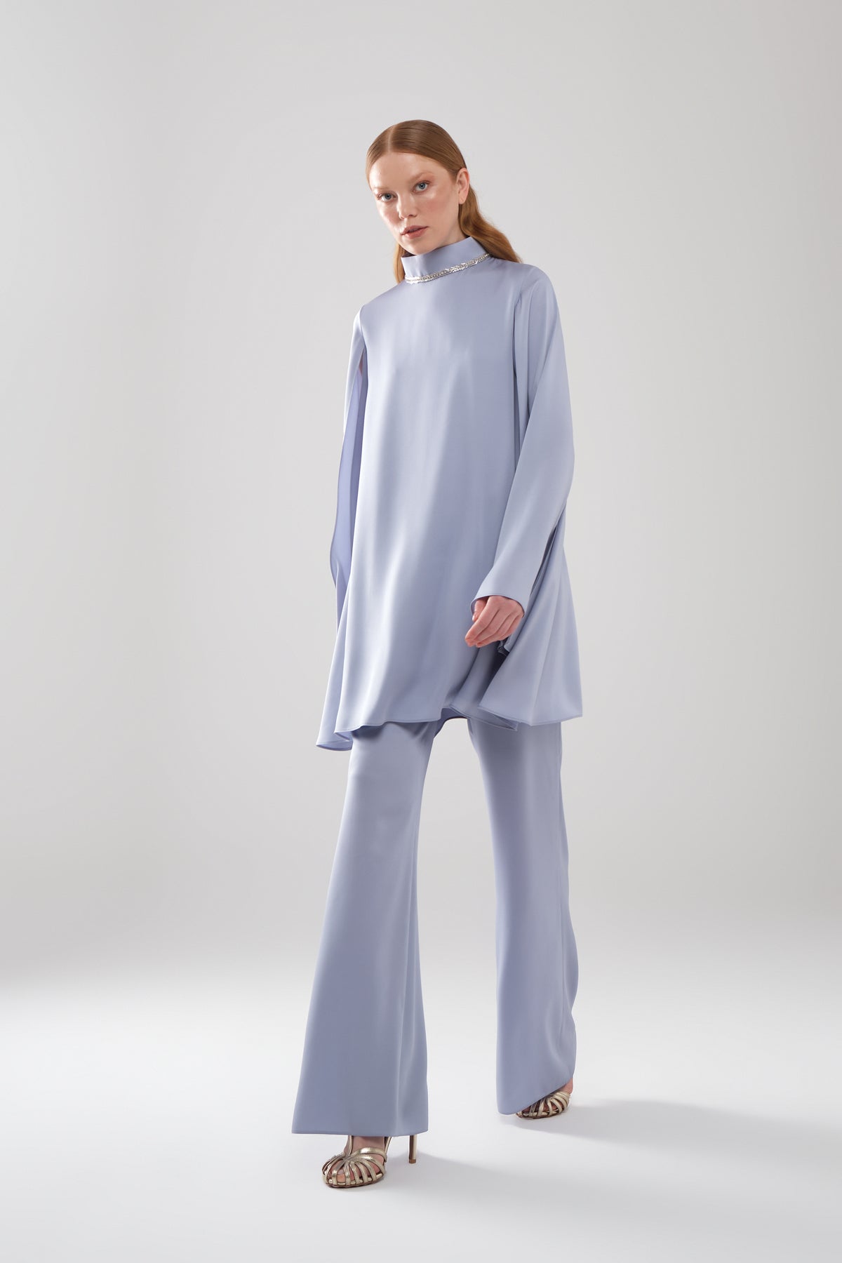 ELLE TUNIC BLOUSE & TROUSERS SET