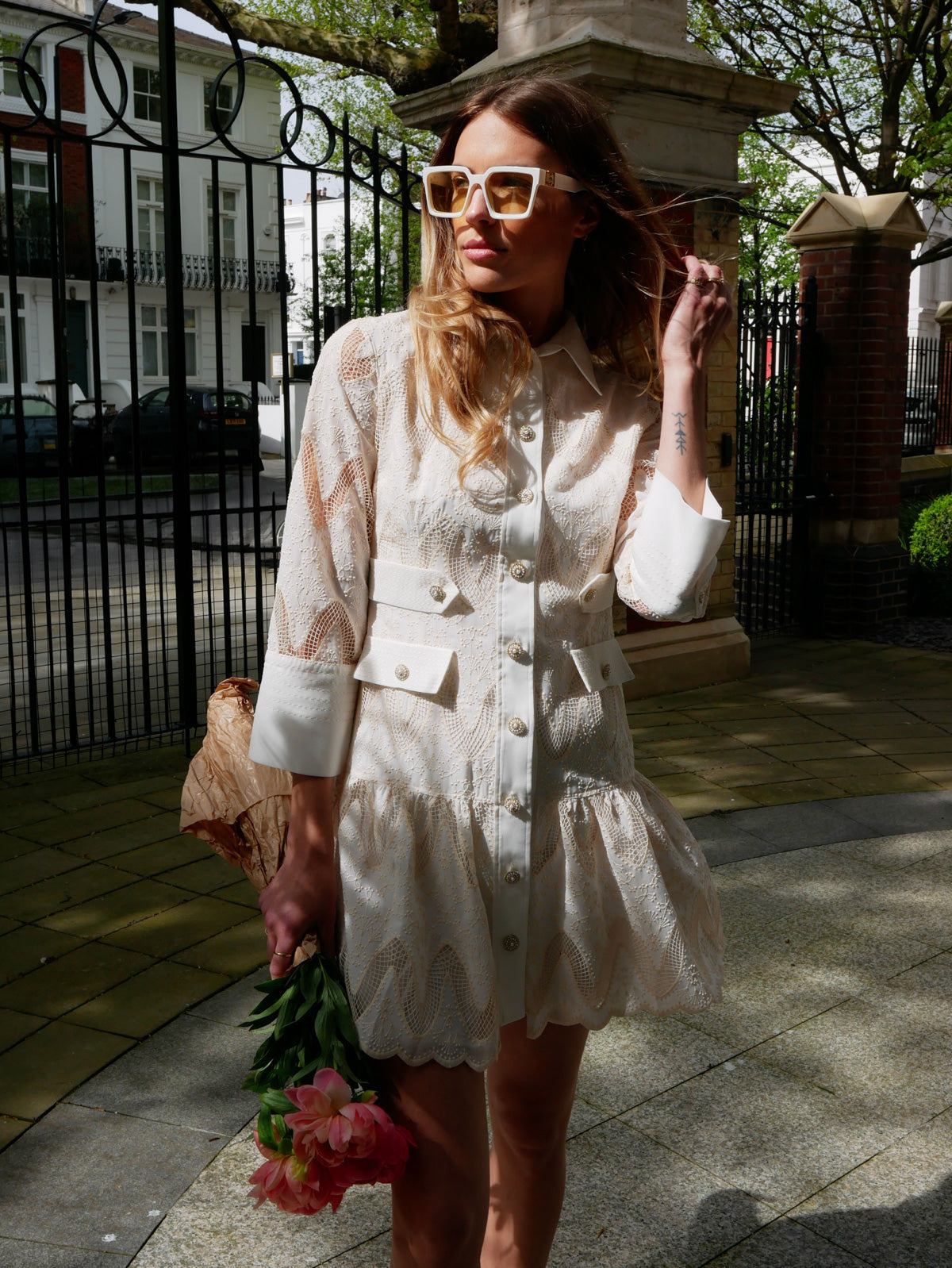 MUMU MINI SHIRT DRESS